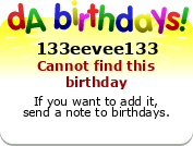 My birthday badge