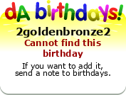 My birthday badge