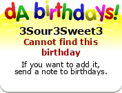 My birthday badge