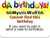 My birthday badge
