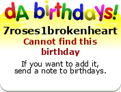 My birthday badge
