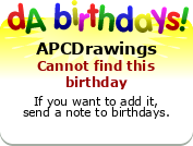 My birthday badge