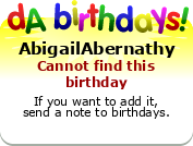 My birthday badge