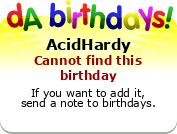 My birthday badge