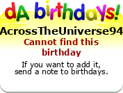 My birthday badge