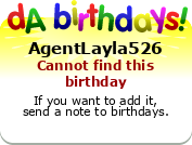 My birthday badge