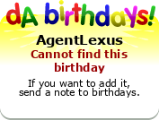 My birthday badge