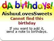 My birthday badge