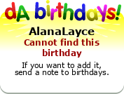 My birthday badge