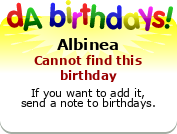 My birthday badge