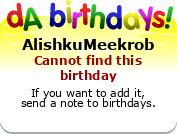My birthday badge