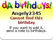 My birthday badge