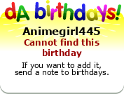My birthday badge
