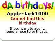 My birthday badge