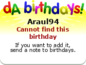 My birthday badge
