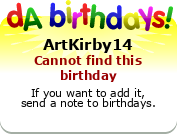 My birthday badge