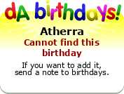 My birthday badge