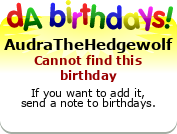 My birthday badge