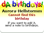 My birthday badge