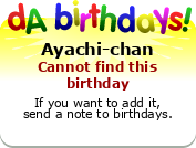 My birthday badge