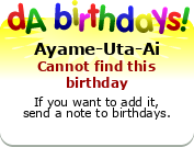 My birthday badge