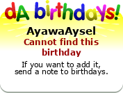 My birthday badge