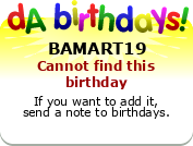 My birthday badge