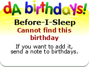 My birthday badge