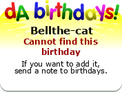 My birthday badge