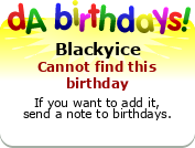My birthday badge