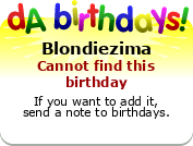 My birthday badge