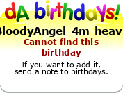 My birthday badge