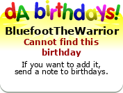 My birthday badge