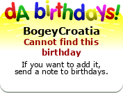 My birthday badge