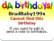 My birthday badge