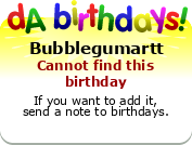 My birthday badge