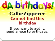 My birthday badge