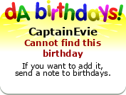 My birthday badge