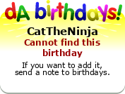 My birthday badge