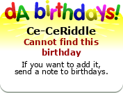 My birthday badge