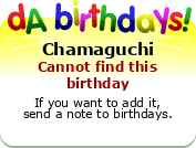 My birthday badge