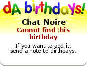 My birthday badge