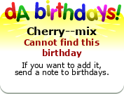 My birthday badge