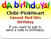 My birthday badge