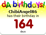 My birthday badge