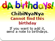 My birthday badge