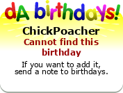 My birthday badge