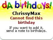 My birthday badge