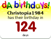 My birthday badge