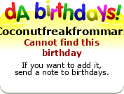My birthday badge